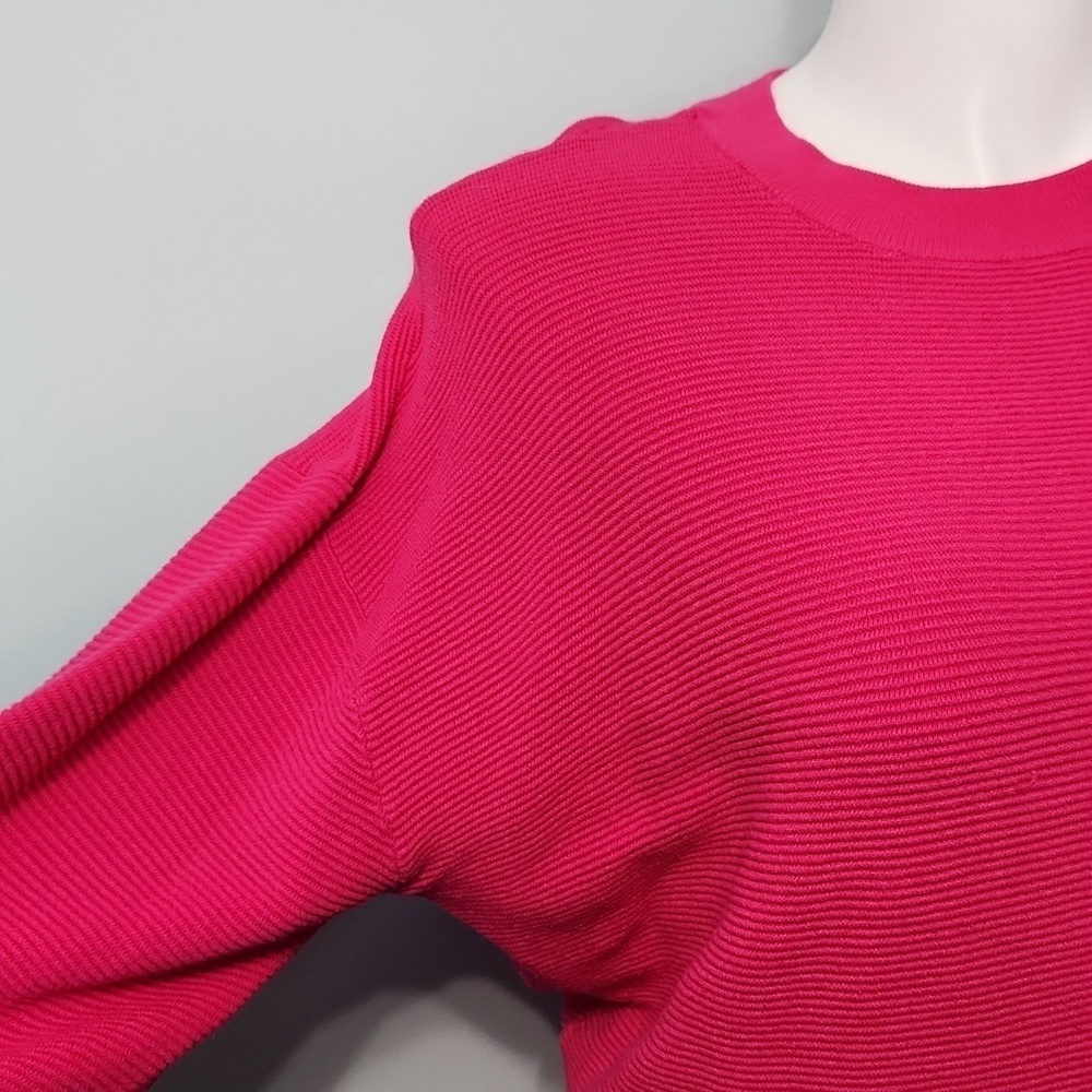 Nine West Bright Pink Ribbed Sweater - Picture 5 of 14